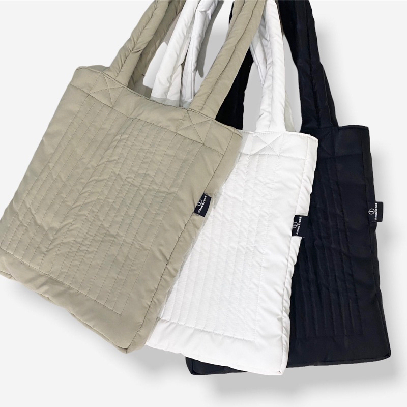 Túi TOTE trần bông kẻ sọc - túi đeo chéo unisex JIANGSTORE