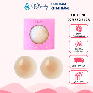 Miếng dán ngực silicon nhiệt tự thân eblin - siêu mỏng, ôm khít, dùng được nhiều lần