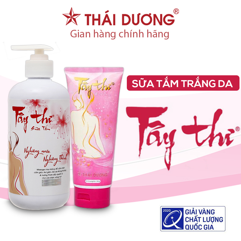 [Mã BMLTA50 giảm đến 50K đơn 99K] Sữa tắm Tây Thi 200g/480ml dưỡng trắng da, ngừa mụn lưng - Sao Thái Dương