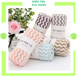 Khăn mặt lông cừu Hàn Quốc siêu mềm mịn kích thước 30x50 cm