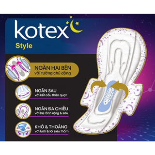 Băng vệ sinh Kotex siêu ban đêm 4 miếng loại 28cm