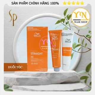 Bộ thuốc duỗi tóc wella creatine straight 100ml x2