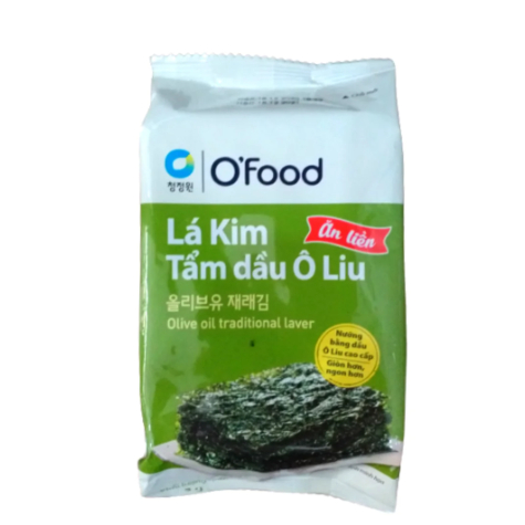 Rong Biển Ăn Liền O'Food Tẩm Dầu Oliu 5g