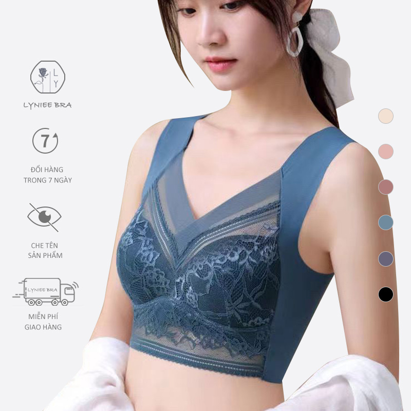 Áo lót nữ bra ren sexy hai dây dáng thể thao - Áo croptop tập gym yoga nữ phong cách hot trend 2023 LYNIEE BRA VN052