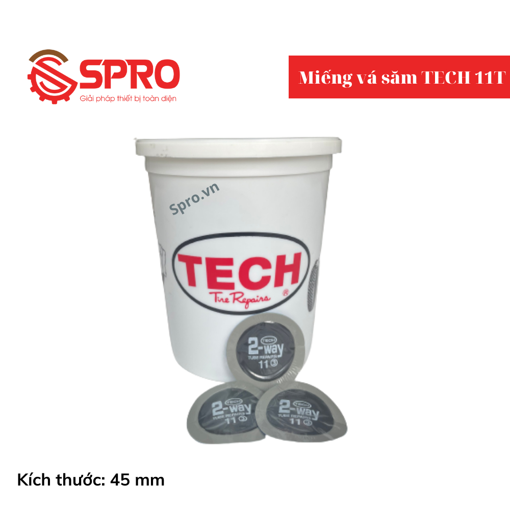 Miếng vá vỏ TECH 11T kích thước 45mm, 160 miếng/hộp