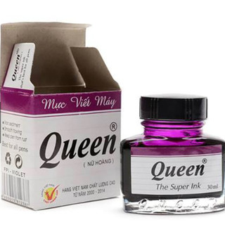 Mực tím bút máy hồng hà 3432/ mực bút máy queen- vpp giá tốt