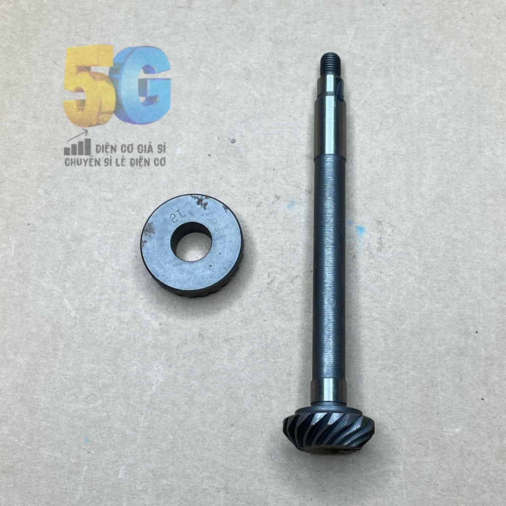 Nhông Côn Bánh Răng Cây Có Trục Dài 145mm Thay Cho Máy Khoan Đục Hitachi PR38 PR38E Hoặc Các Máy Nhái Trên Thị Trường