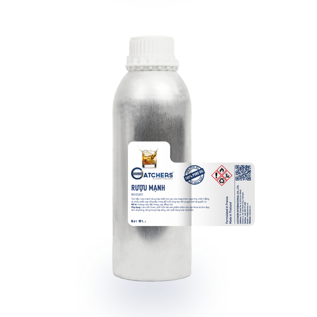 Tinh dầu thơm Rượu Mạnh 10ml - 100ml / Whisky Pure Oil | Tinh dầu đậm đặc Full