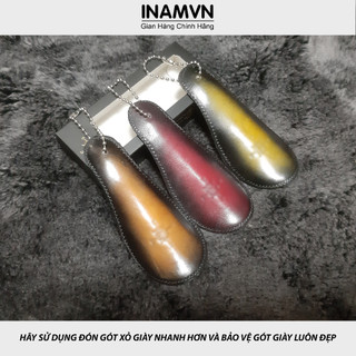 [Follow shop giảm 5K] Cây đón gót inox bọc da bê con muỗng xỏ giày nhanh chỉ 5 giây inamvn