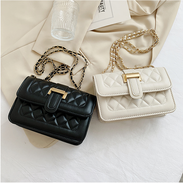 Túi xách nữ đeo chéo đeo vai dáng Chain chất da mềm mịn cao cấp Capucha T298