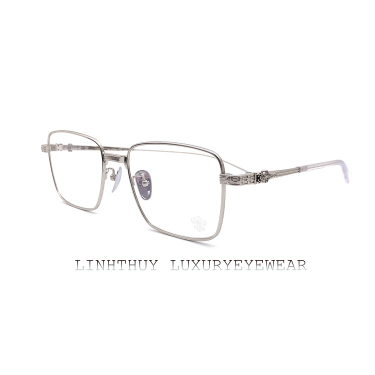 Kính mắt vuông chromehearts vintage cao cấp fullbox