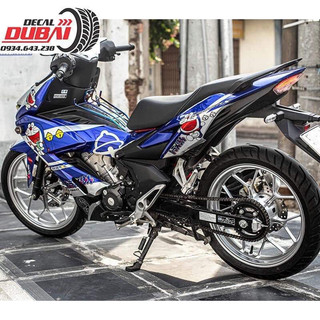 Tem trùm winner x doremon xanh trắng xám mẫu mới cực đẹp
