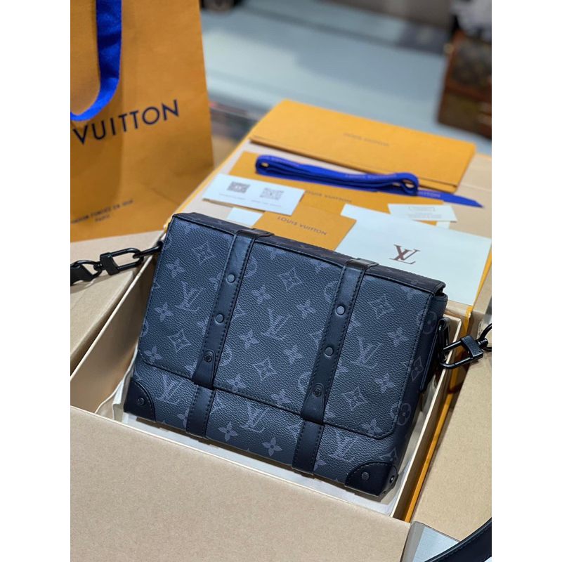 Túi đeo chéo ngực nam - nữ hoạ tiết vân hoa lv ghi chìm hàng cao cấp fullbox