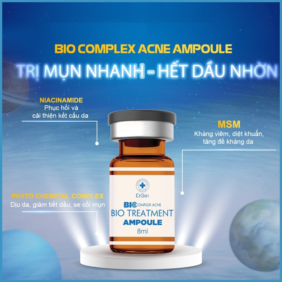 Tế Bào Gốc Mụn IDr Skin Bio Complex Acne Bio Treatment Ampoule