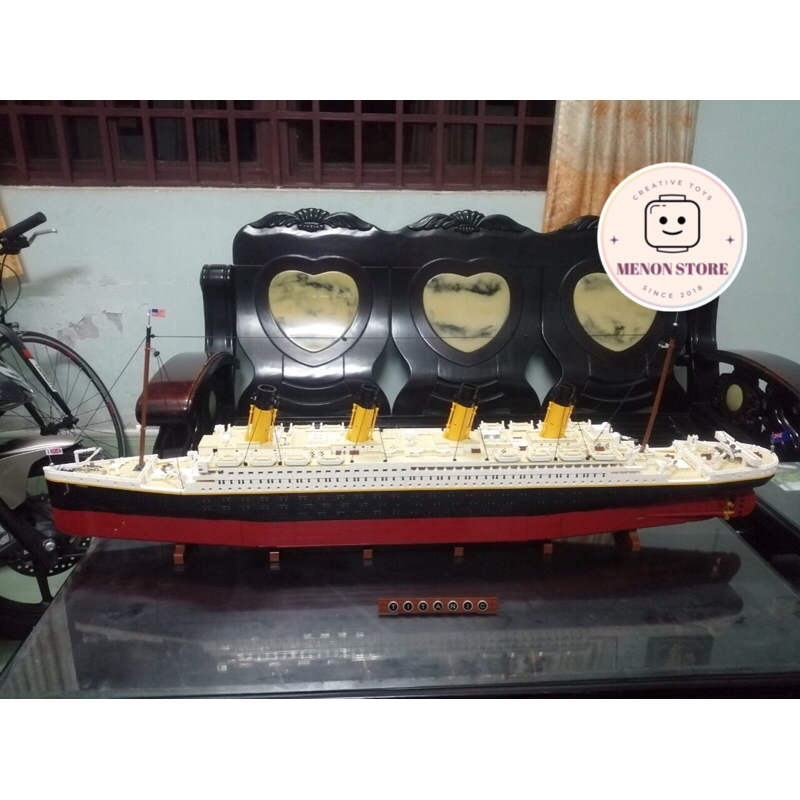Đồ chơi lắp ráp 6998 8998 77000 82996 10294 Mô hình Tàu Titanic siêu to - Xếp hình thông minh