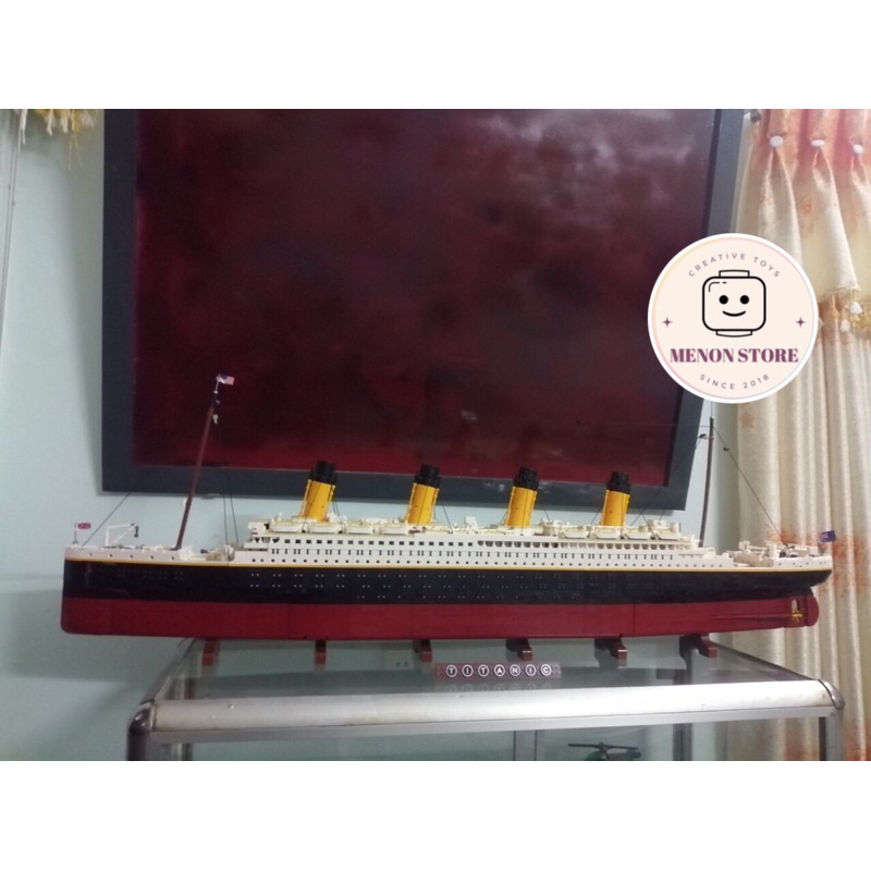 Đồ chơi lắp ráp 6998 8998 77000 82996 10294 Mô hình Tàu Titanic siêu to - Xếp hình thông minh