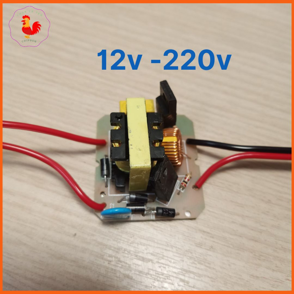 Mạch tăng áp 12v lên 220v 30w