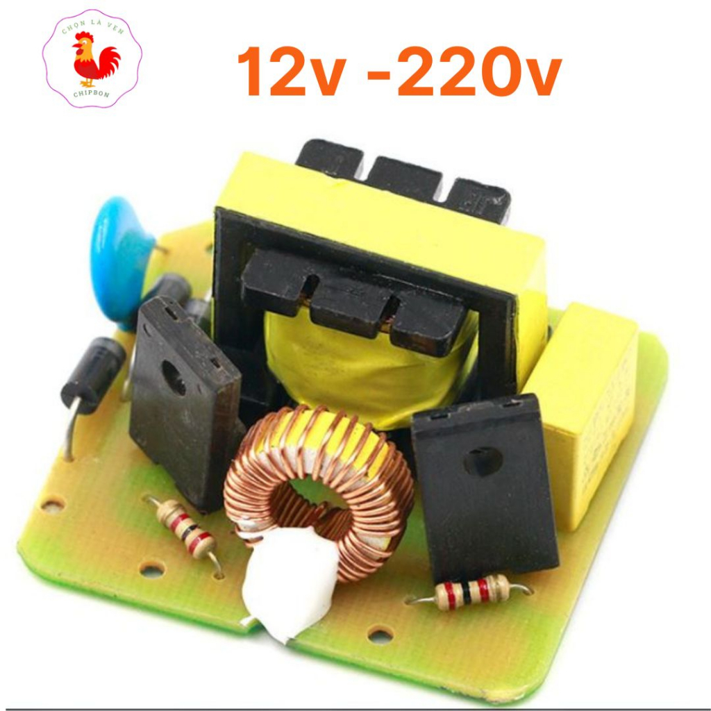Mạch tăng áp 12v lên 220v 30w