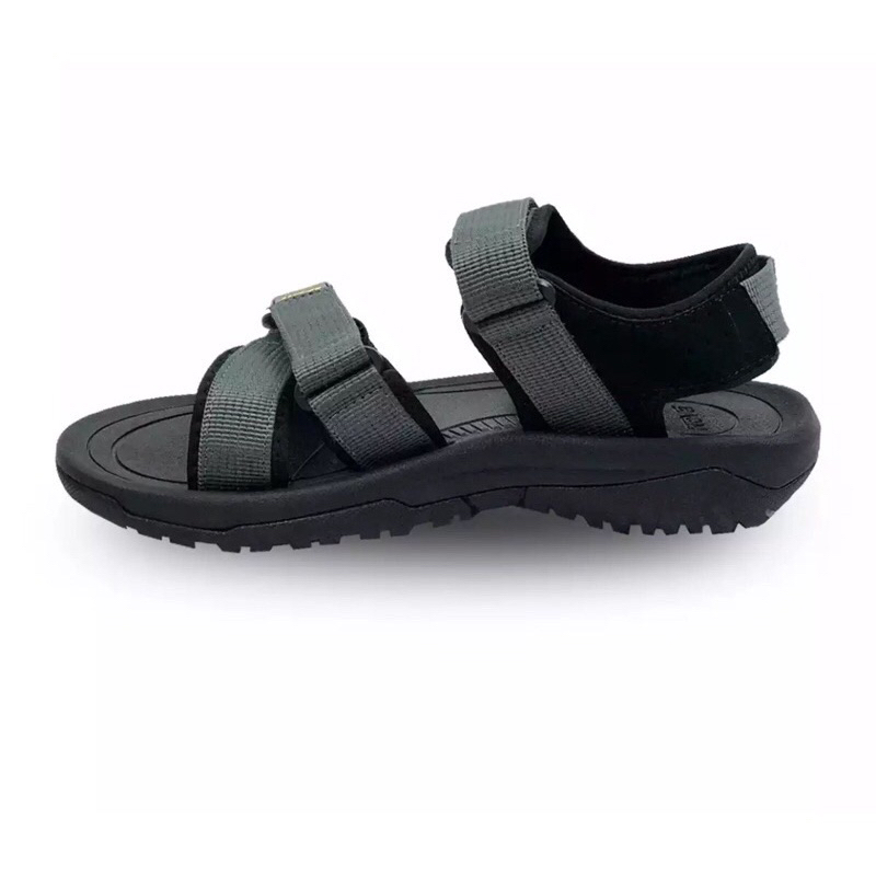 Giày sandal quai hậu nam học sinh, sinh viên Rova RV873 chính hãng quai dù đế cao su đúc màu đen, xám năng động