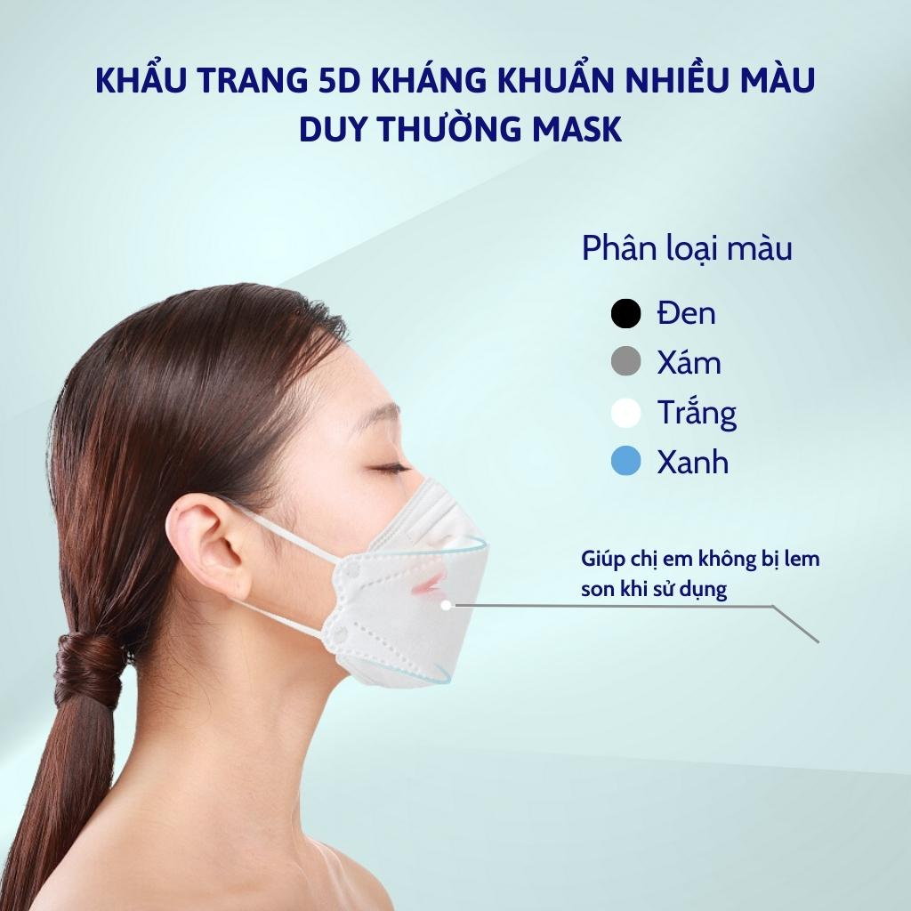Thùng 300 chiếc Khẩu trang y tế 4D KF94 4 lớp Duy Thường Mask có giấy lọc kháng khuẩn lọc bụi chống nắng và tia UV