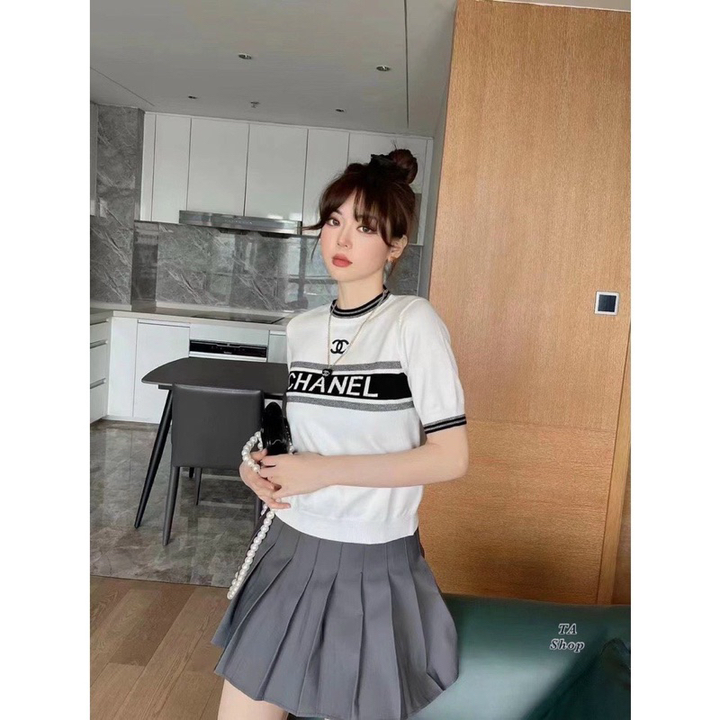 Siêu Phẩm Áo Len Phối Chữ Sang Chảnh Mã ĐL32