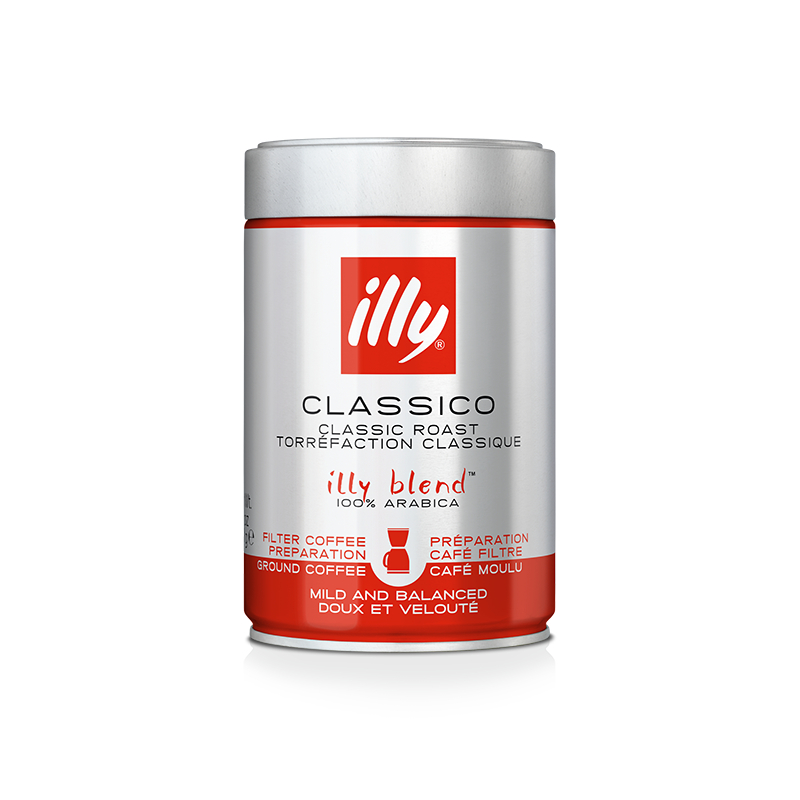 CÀ PHÊ BỘT ILLY COFFEE FILTER CLASSICO ROAST – 250GR EXP DATE 01/2024
