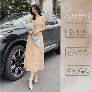 Váy 2 dây ren dáng dài LeeGi Design phong cách thanh lịch thướt tha Min6070