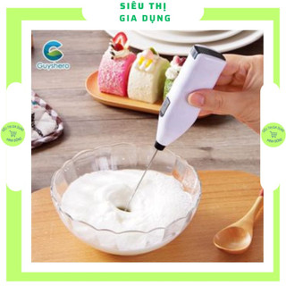 Máy đánh trứng đánh cà phê mini tạo bọt sử dụng pin aa, máy đánh trứng cầm tay tạo bọt bông tơi mịn