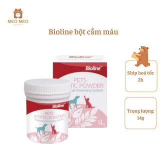 Bột cầm máu Bioline Pets Styptic cho chó mèo 14g