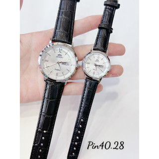 [Giá 1 chiếc] Đồng hồ nam nữ couple orient OR0251 dây da , size 28mm/40mm