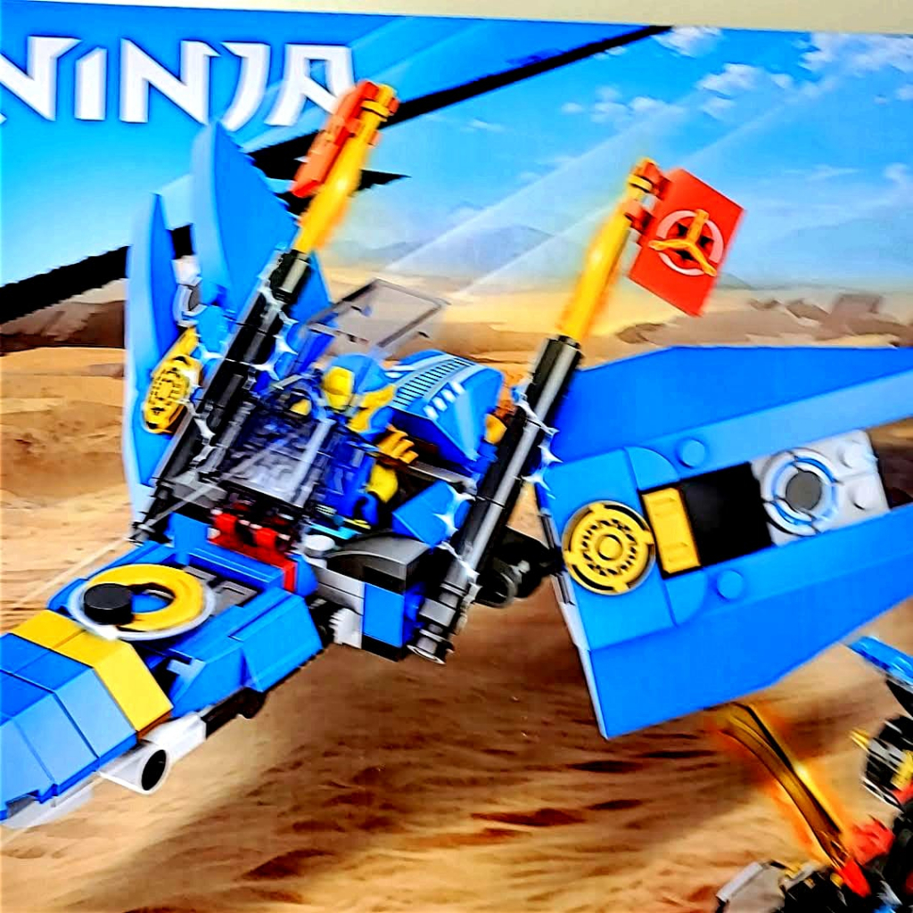 Lego ninjago bộ tứ chiến binh siêu nhân gồm 4 hộp lẻ ghép thành 1 hình lớn