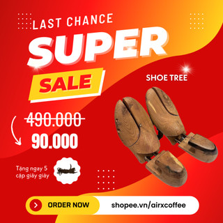 Cây giữ form giày gỗ shoe tree cao cấp bảo vệ giày .