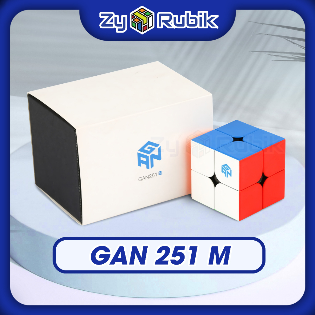 Rubik GAN 251 M Stickerless với 3 phiên bản tiêu chuẩn, Explorer và Leap ( Có Nam Châm ) ZyO Rubik