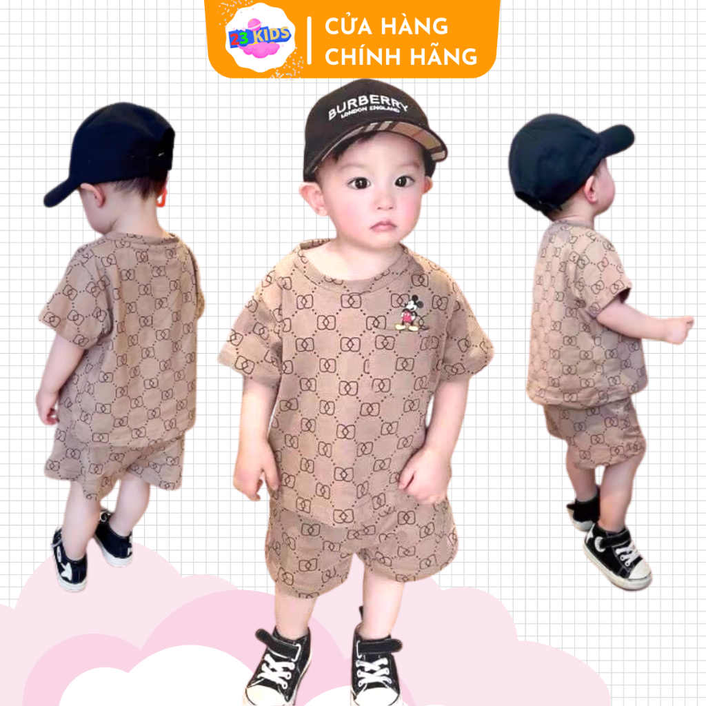 Bộ đồ hè cho bé 💖 Bộ Minky mom cộc tay GU XÌ cho bé trai bé gái 💖 Chất thun lạnh cao cấp siêu mềm siêu mát
