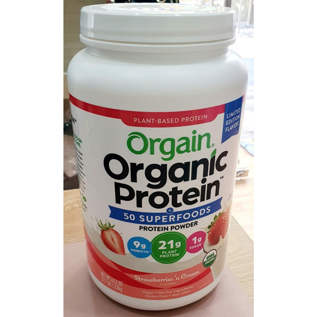 Bột đạm thực vật hữu cơ Orgain’s protein powder 1.22 kg