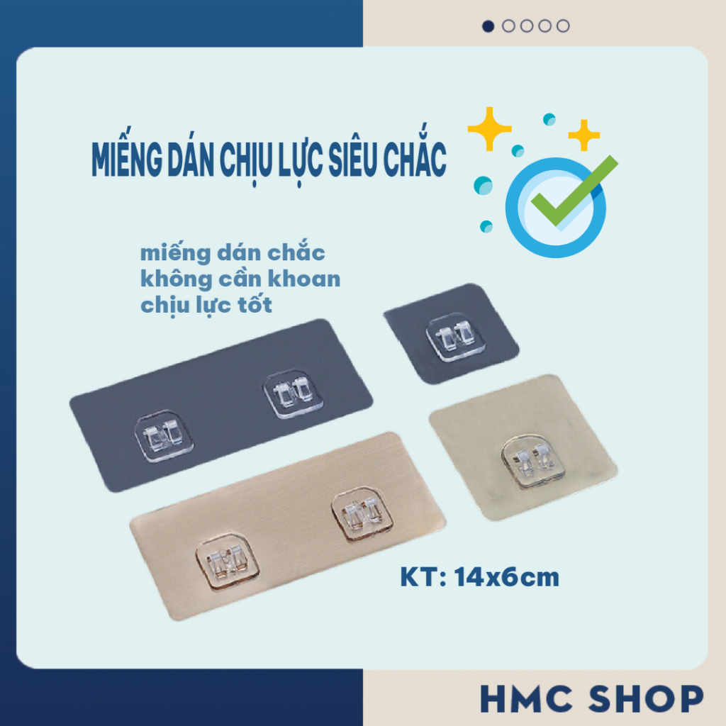 Miếng dán chịu lực siêu chắc dán kệ nhà tắm, kệ treo tường | BigBuy360 - bigbuy360.vn