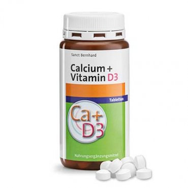 Viên uống Calcium+Vitamin D3 Sanct Bernhard 150 viên