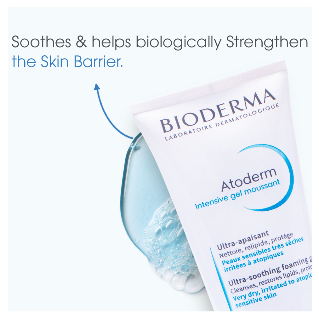 Sữa rửa mặt Bioderma Atoderm Intensive Gel Moussant 200ml - Gel làm sạch dịu nhẹ cho da rất khô và da cơ địa