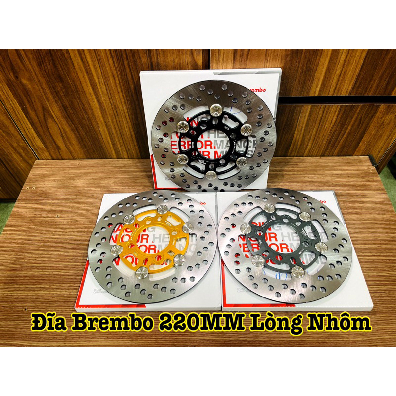 Đĩa Brembo Lòng Nhôm Size 220MM Dành Cho Wave/Sirus/Ex2006 -2014 >>>>