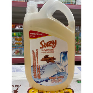Nước rửa chén Suzy bạc hà , hương quế 4kg