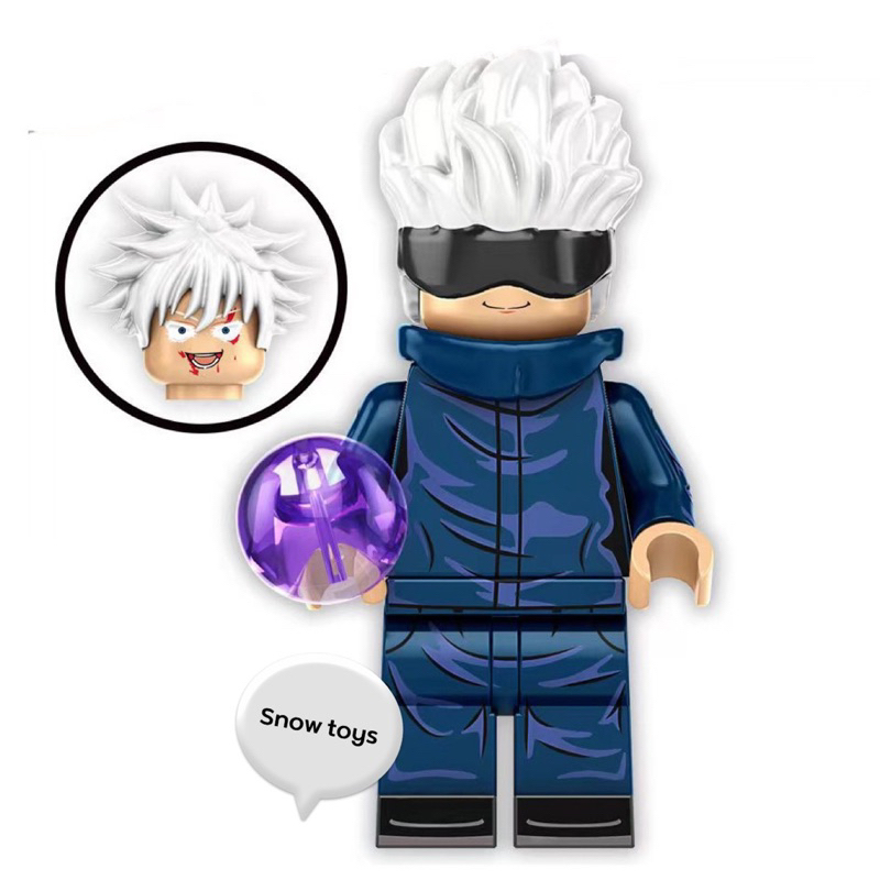 Minifigures Jujutsu Kaisen - Mô hình Yuji Itadori Gojo Satoru Megumi Nobara Geto Suguru Ryomen Sukuna Hua Yu Leaky Coral