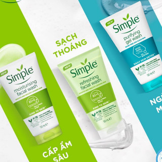 PQS - Sữa Rửa Mặt Simple (mẫu mới nhất)