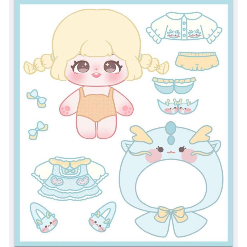 Búp bê giấy CHIBI