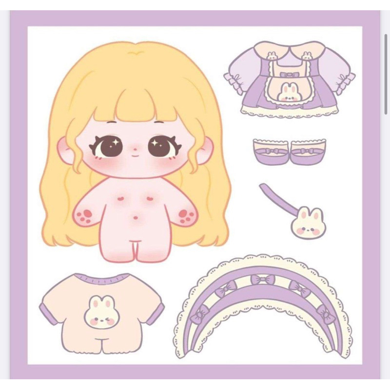 Búp bê giấy CHIBI