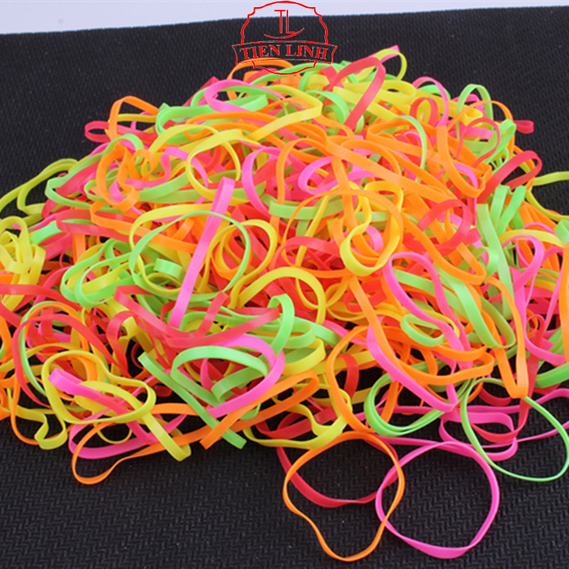 [Bịch 50 gram] Thun cột tóc cho bé gái