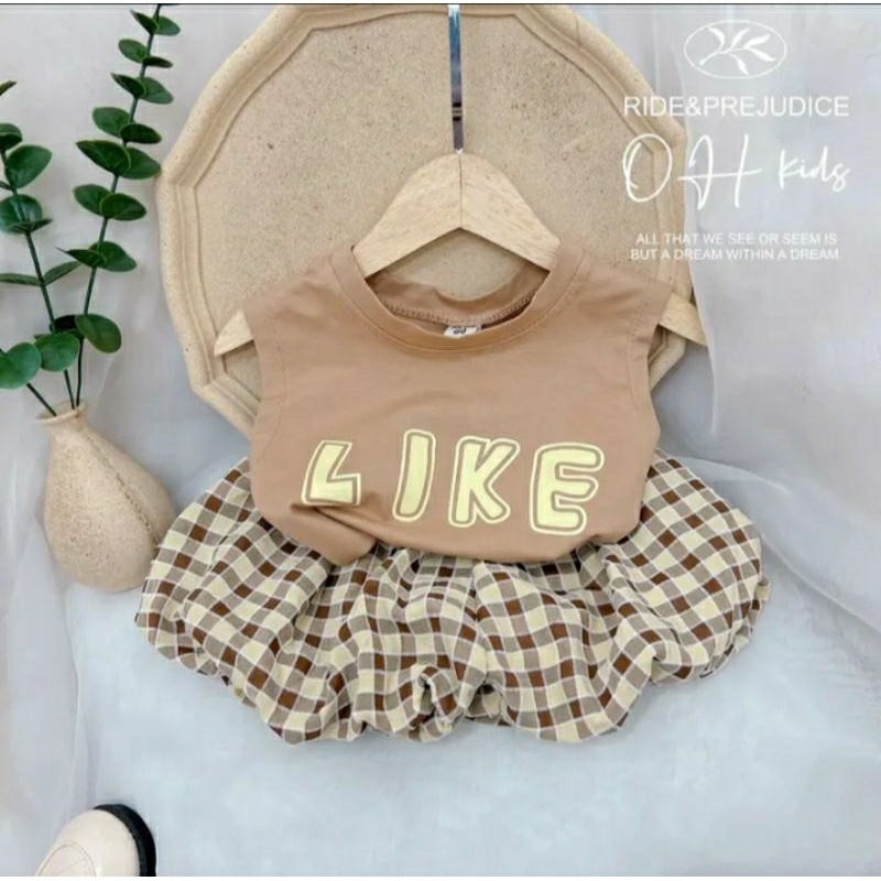 MỚI | BỘ CHỮ LIKE PHỐI KẺ XINH XẮN CHO BÉ 8-18KG