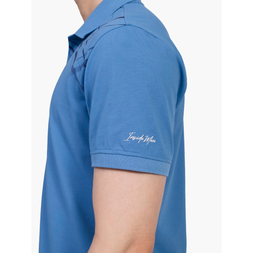 Áo polo nam INSIDEMEN có cổ phông nam polo phom dáng Regular fit ôm vừa vặn màu sắc trẻ trung chất liệu cao cấp IPS020S2
