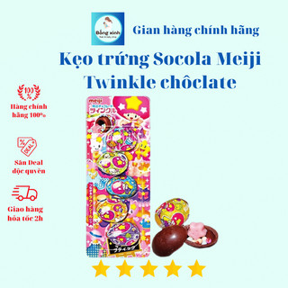 Kẹo trứng Socola Meiji Twinkle chocolate egg Nhật Bản 26g