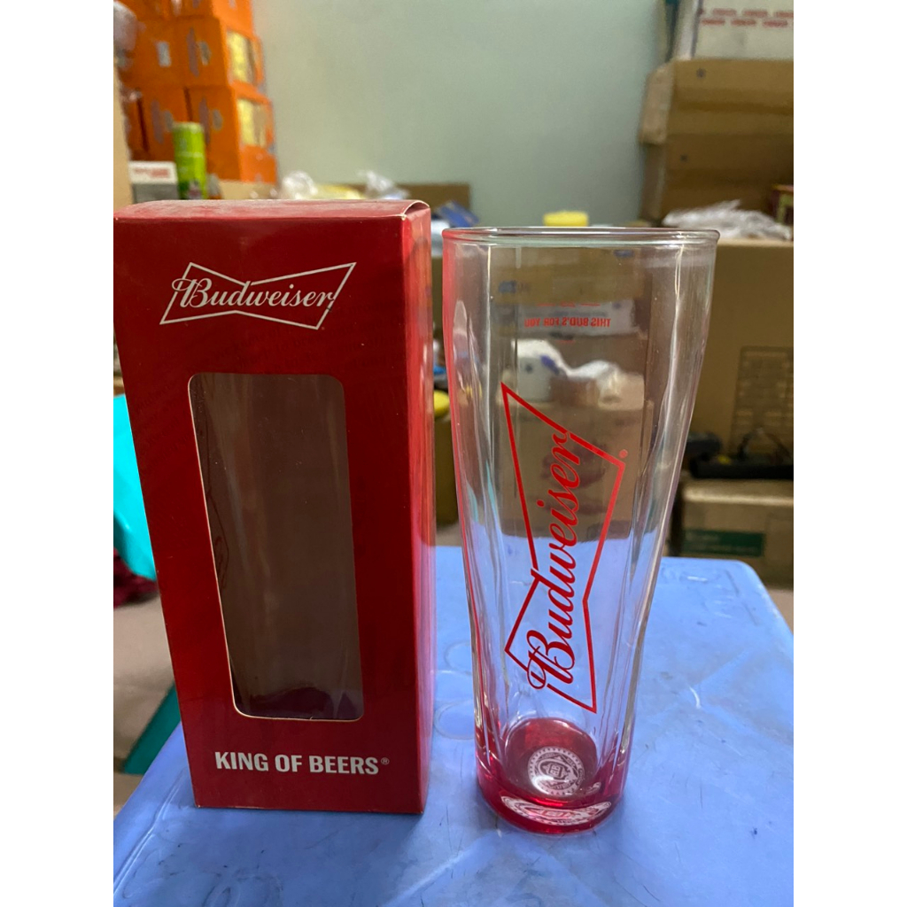 LY THỦY TINH QUÀ TẶNG BIA BUDWEISER