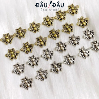 Charm ong đính móng tay nghệ thuật - phụ kiện hình con ong đính móng tay